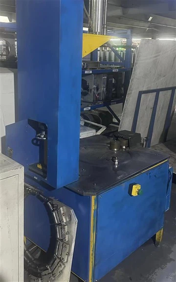 Single Head vètikal Edge k ap vire machin